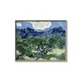 Picture of Vincent Van Gogh's Olive Trees With the Alpilles (1889) _GroupedProduct_Rectangle_Landscape_Canvas_Framed_