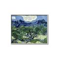 Picture of Vincent Van Gogh's Olive Trees With the Alpilles (1889) _GroupedProduct_Rectangle_Landscape_Canvas_Framed_