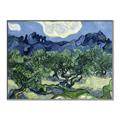 Picture of Vincent Van Gogh's Olive Trees With the Alpilles (1889) _GroupedProduct_Rectangle_Landscape_Canvas_Framed_