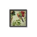 Picture of Tangerine Vintage Bird _GroupedProduct_Square_Canvas_Framed_