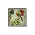 Picture of Tangerine Vintage Bird _GroupedProduct_Square_Canvas_Framed_