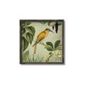Picture of Yellow Nostalgic Tropical Birds _GroupedProduct_Square_Canvas_Framed_