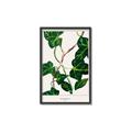 Picture of Nostalgic Green Murgrona Leaves _GroupedProduct_Rectangle_Portrait_Canvas_Framed_
