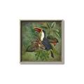 Picture of Tropical Paradise Toucan Bird _GroupedProduct_Square_Canvas_Framed_