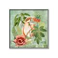 Picture of Tropical Paradise Cockatoos Bird _GroupedProduct_Square_Canvas_Framed_