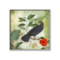 Picture of Tropical Paradise Birds Garden _GroupedProduct_Square_Canvas_Framed_