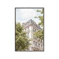 Picture of Paris in Green Spring _GroupedProduct_Rectangle_Portrait_Photography _GroupedProduct_Rectangle_Portrait_Canvas_Framed_