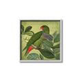 Picture of Vintage Tropical Birds II _GroupedProduct_Square_Canvas_Framed_
