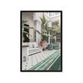 Picture of Green Hotel Pool _GroupedProduct_Rectangle_Portrait_Photography _GroupedProduct_Rectangle_Portrait_Framed_Matted_