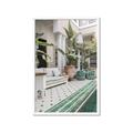 Picture of Green Hotel Pool _GroupedProduct_Rectangle_Portrait_Photography _GroupedProduct_Rectangle_Portrait_Framed_Matted_