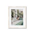 Picture of Green Hotel Pool _GroupedProduct_Rectangle_Portrait_Photography _GroupedProduct_Rectangle_Portrait_Framed_Matted_