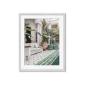 Picture of Green Hotel Pool _GroupedProduct_Rectangle_Portrait_Photography _GroupedProduct_Rectangle_Portrait_Framed_Matted_