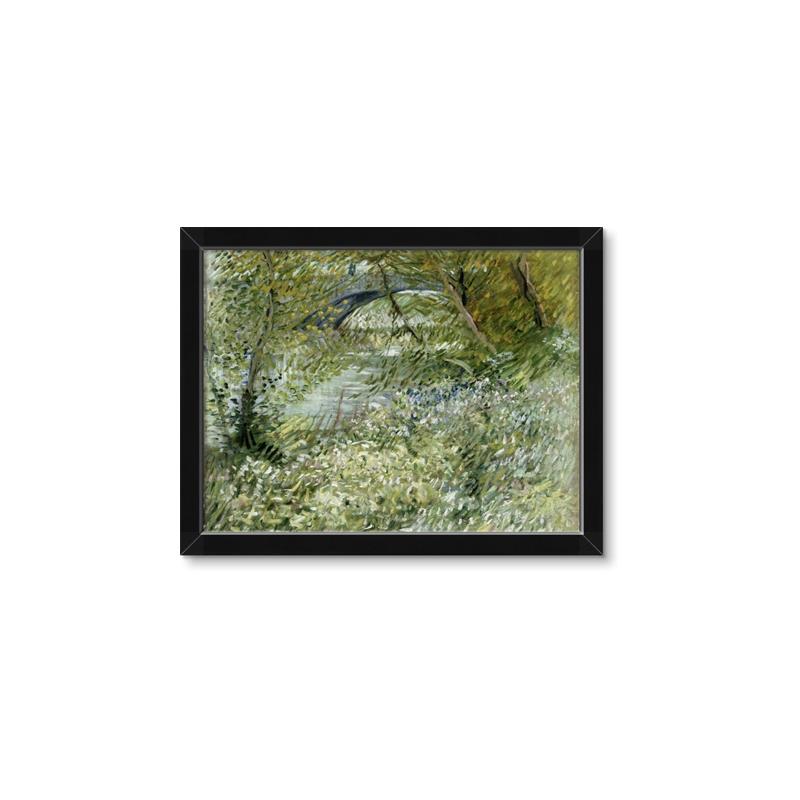 Picture of Vincent Van Gogh's River Bank In Springtime (1887) _GroupedProduct_Rectangle_Landscape_Framed_Matted_