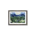 Picture of Vincent Van Gogh's Olive Trees With the Alpilles (1889) _GroupedProduct_Rectangle_Landscape_Framed_Matted_