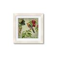 Picture of Tangerine Vintage Bird _GroupedProduct_Square_Framed_Matted_