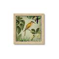 Picture of Yellow Nostalgic Tropical Birds _GroupedProduct_Square_Framed_Matted_