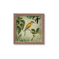 Picture of Yellow Nostalgic Tropical Birds _GroupedProduct_Square_Framed_Matted_