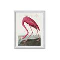 Picture of Vintage Pink Flamingo _GroupedProduct_Rectangle_Portrait_Framed_Matted_