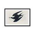 Picture of Vintage Black Sooty Tern _GroupedProduct_Rectangle_Landscape_Framed_Matted_