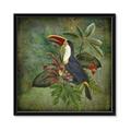 Picture of Tropical Paradise Toucan Bird _GroupedProduct_Square_Framed_Matted_