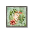 Picture of Tropical Paradise Cockatoos Bird _GroupedProduct_Square_Framed_Matted_
