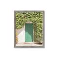 Picture of Green Door with Lush Leaves _GroupedProduct_Rectangle_Portrait_Photography _GroupedProduct_Rectangle_Portrait_Framed_Matted_