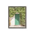 Picture of Green Door with Lush Leaves _GroupedProduct_Rectangle_Portrait_Photography _GroupedProduct_Rectangle_Portrait_Framed_Matted_
