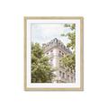Picture of Paris in Green Spring _GroupedProduct_Rectangle_Portrait_Photography _GroupedProduct_Rectangle_Portrait_Framed_Matted_