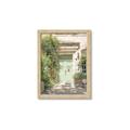Picture of Pastel Green Door in Spring _GroupedProduct_Rectangle_Portrait_Photography _GroupedProduct_Rectangle_Portrait_Framed_Matted_