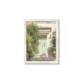 Picture of Pastel Green Door in Spring _GroupedProduct_Rectangle_Portrait_Photography _GroupedProduct_Rectangle_Portrait_Framed_Matted_
