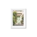 Picture of Pastel Green Door in Spring _GroupedProduct_Rectangle_Portrait_Photography _GroupedProduct_Rectangle_Portrait_Framed_Matted_