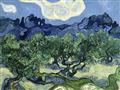 Picture of Vincent Van Gogh's Olive Trees With the Alpilles (1889) _GroupedProduct_Rectangle_Landscape_Unframed_Print_Only_