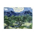 Picture of Vincent Van Gogh's Olive Trees With the Alpilles (1889) _GroupedProduct_Rectangle_Landscape_Unframed_Print_Only_