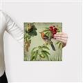 Picture of Tangerine Vintage Bird _GroupedProduct_Square_Canvas_