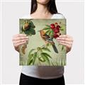 Picture of Tangerine Vintage Bird _GroupedProduct_Square_Canvas_