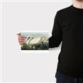 Picture of Vintage Floating White Swan _GroupedProduct_Rectangle_Landscape_Canvas_