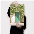 Picture of Green Door with Lush Leaves _GroupedProduct_Rectangle_Portrait_Photography _GroupedProduct_Rectangle_Portrait_Canvas_