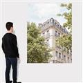 Picture of Paris in Green Spring _GroupedProduct_Rectangle_Portrait_Photography _GroupedProduct_Rectangle_Portrait_Canvas_
