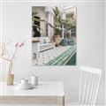 Picture of Green Hotel Pool _GroupedProduct_Rectangle_Portrait_Photography _GroupedProduct_Rectangle_Portrait_Canvas_