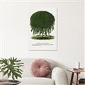 Picture of Kilmarnock Weeping Willow Tree Lithograph _GroupedProduct_Rectangle_Portrait_Canvas_