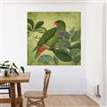 Picture of Vintage Tropical Birds II _GroupedProduct_Square_Canvas_