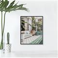 Picture of Green Hotel Pool _GroupedProduct_Rectangle_Portrait_Photography _GroupedProduct_Rectangle_Portrait_Canvas_Framed_