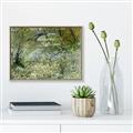 Picture of Vincent Van Gogh's River Bank In Springtime (1887) _GroupedProduct_Rectangle_Landscape_Canvas_Framed_