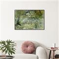 Picture of Vincent Van Gogh's River Bank In Springtime (1887) _GroupedProduct_Rectangle_Landscape_Canvas_Framed_
