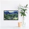 Picture of Vincent Van Gogh's Olive Trees With the Alpilles (1889) _GroupedProduct_Rectangle_Landscape_Canvas_Framed_