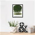 Picture of Kilmarnock Weeping Willow Tree Lithograph _GroupedProduct_Rectangle_Portrait_Canvas_Framed_