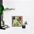Picture of Tangerine Vintage Bird _GroupedProduct_Square_Canvas_Framed_