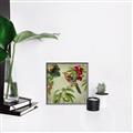 Picture of Tangerine Vintage Bird _GroupedProduct_Square_Canvas_Framed_