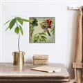 Picture of Tangerine Vintage Bird _GroupedProduct_Square_Canvas_Framed_