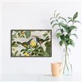 Picture of Parrots Nostalgic Journey 2 _GroupedProduct_Rectangle_Landscape_Canvas_Framed_
